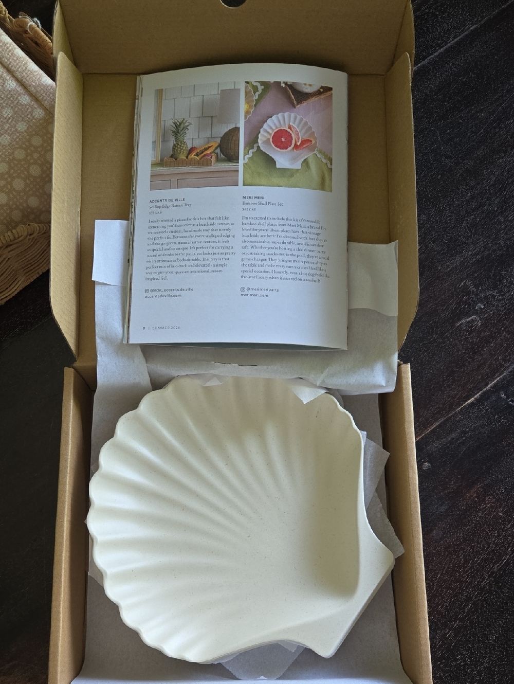 Jilly Box Shell Plate Set